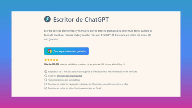 ChatGPT Writer: Una Herramienta para Correos Electrónicos y Mensajes